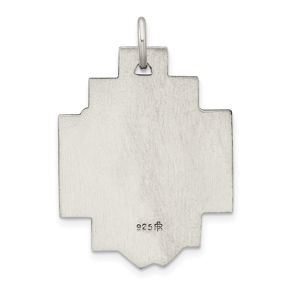 Sterling Silver Antiqued Ecce Homo Medal