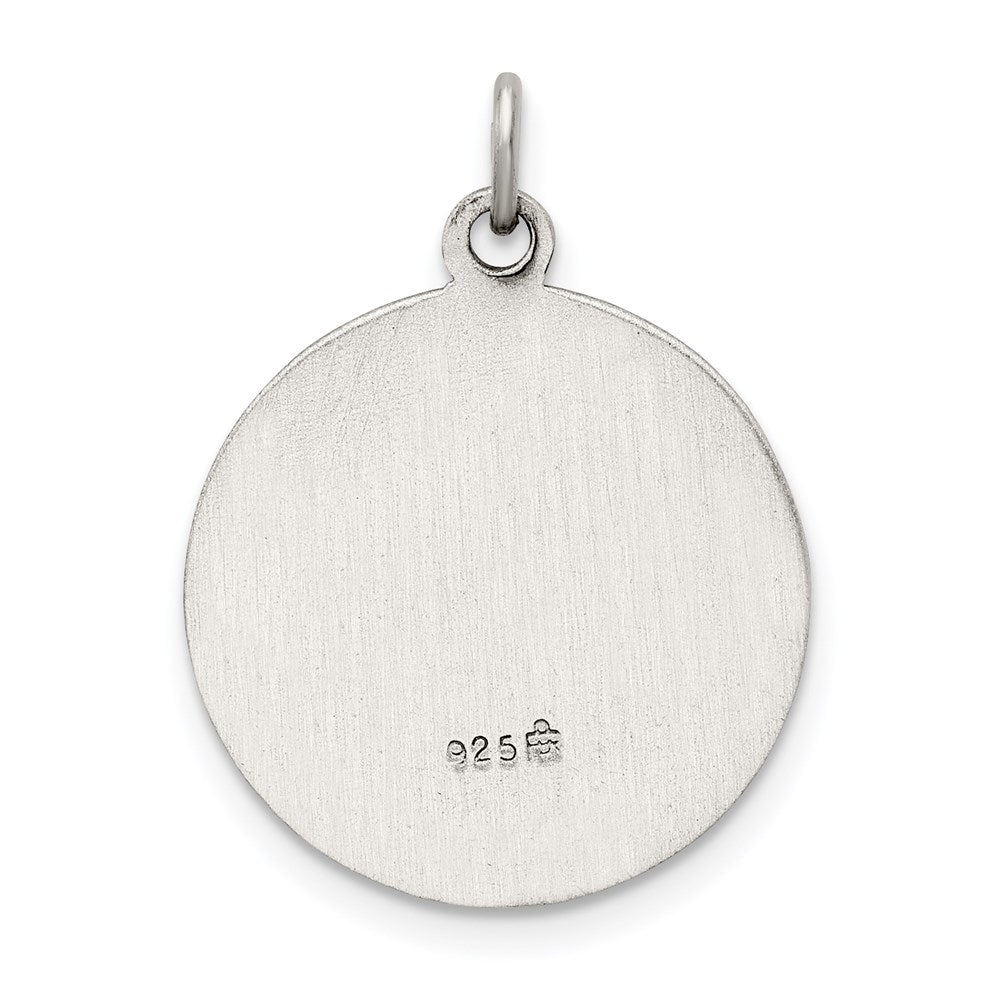 Sterling Silver Antiqued Our Lady of Guadalupe Medal