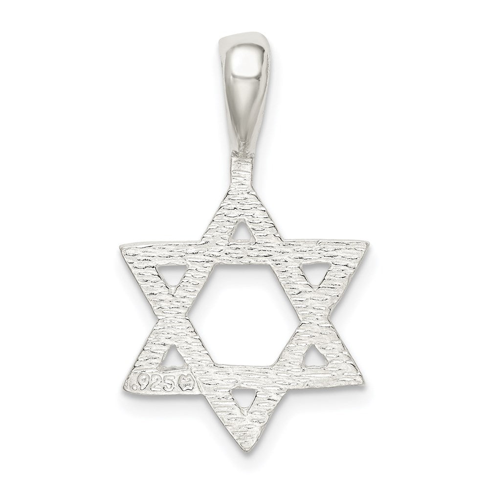 Sterling Silver Star of David Charm