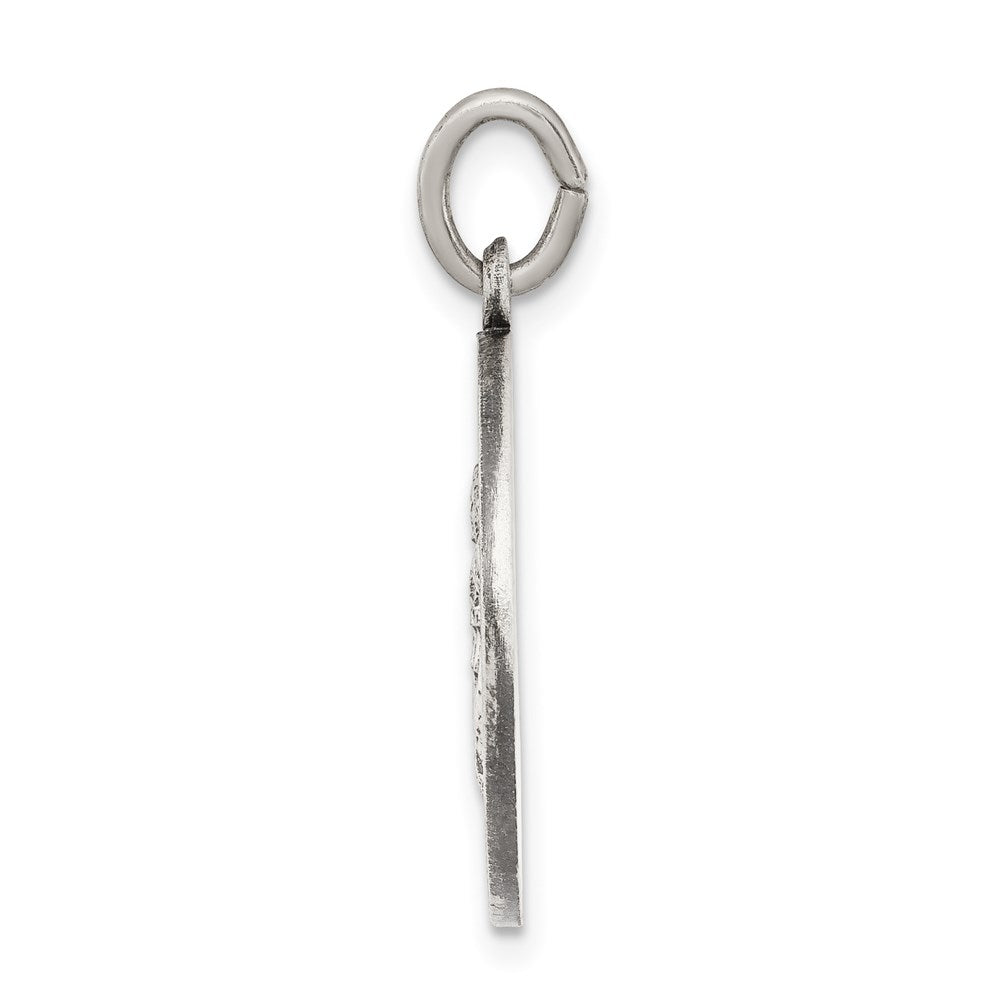 Sterling Silver Antiqued Divino Nino Medal (Divine Infant Jesus)