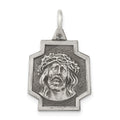 Sterling Silver Antiqued Ecce Homo Charm