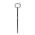 Sterling Silver Antiqued Cross Charm