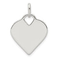 Sterling Silver Polished Heart Charm
