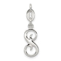 Sterling Silver Letter S Initial Charm