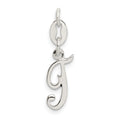 Sterling Silver Letter T Initial Charm