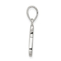 Sterling Silver Letter K Initial Pendant