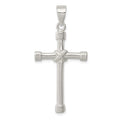 Sterling Silver Polished Cross Pendant
