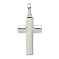 Sterling Silver Polished Cross Pendant