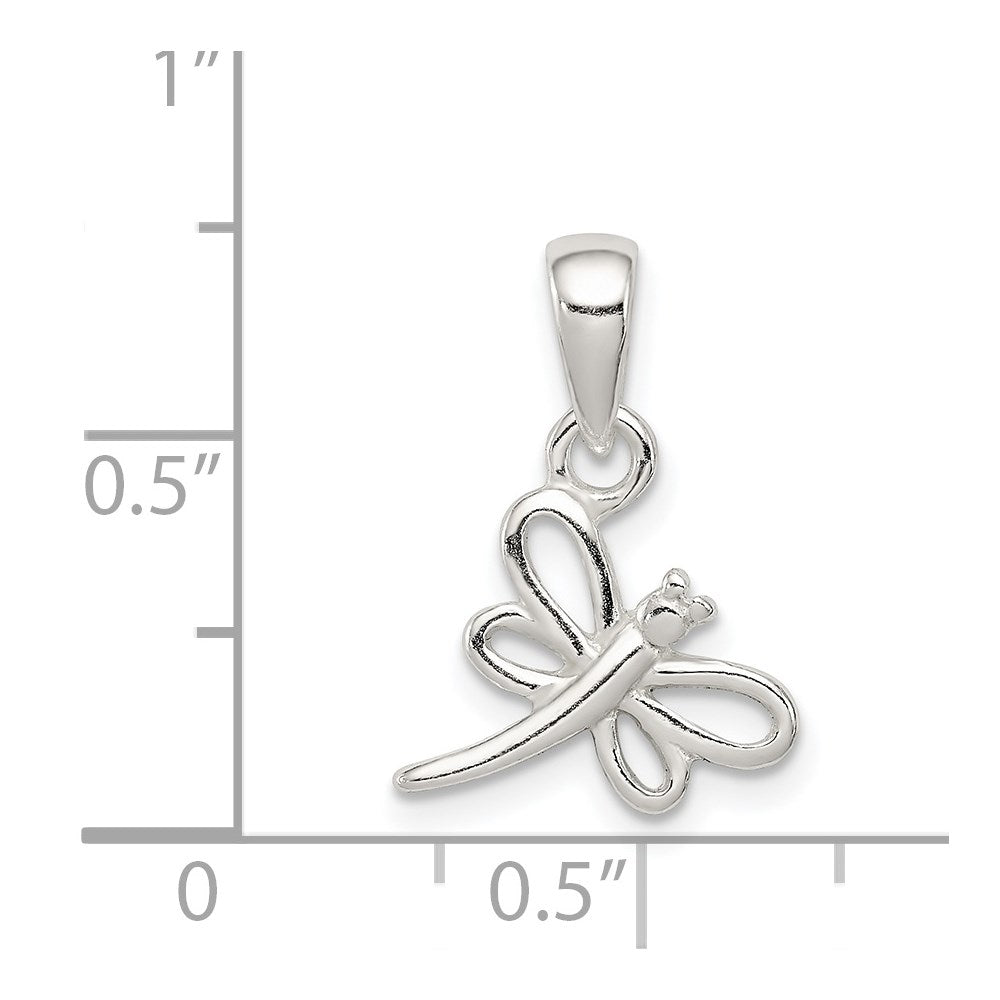 Sterling Silver Dragonfly Petite Pendant