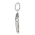 Sterling Silver Polished Cross Charm