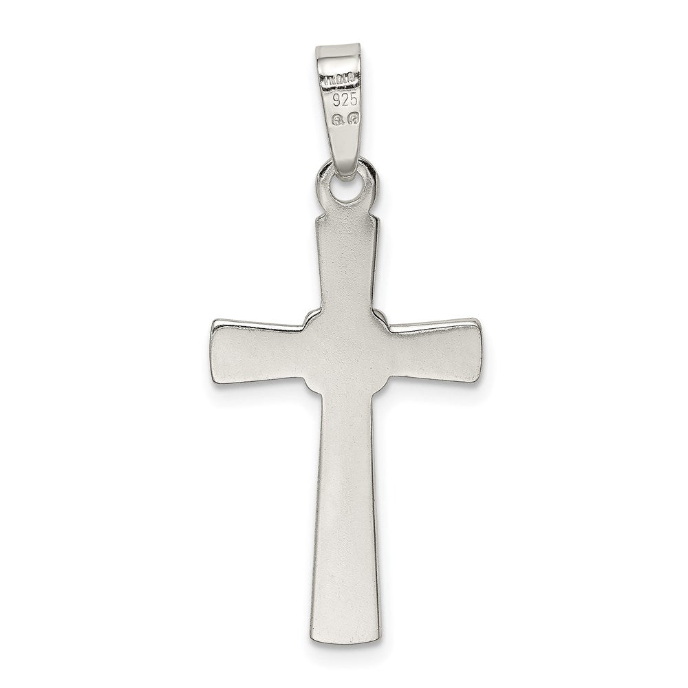 Sterling Silver & Gold-plated Polished Latin Cross Pendant