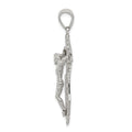 Sterling Silver Polished Mariner Crucifix Pendant