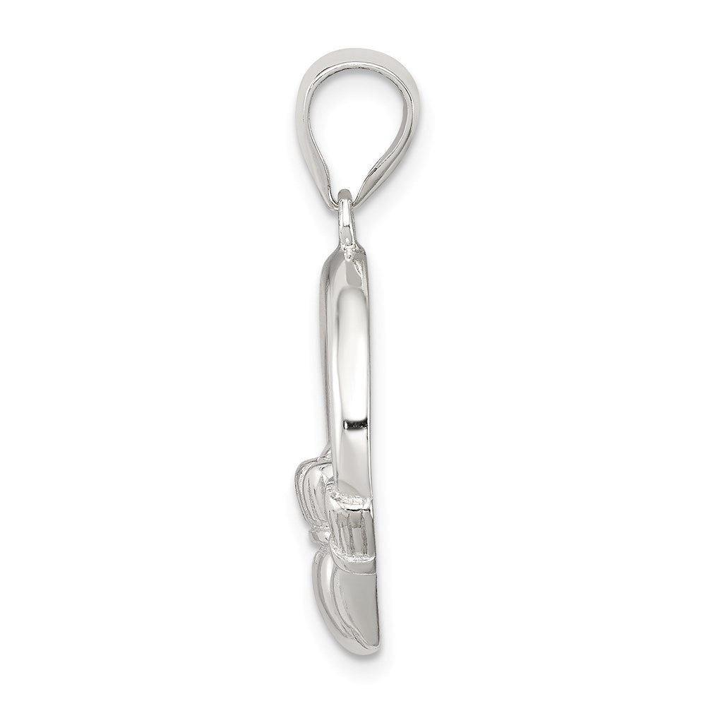 Sterling Silver Claddagh Pendant