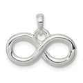Sterling Silver Polished Infinity Symbol Pendant
