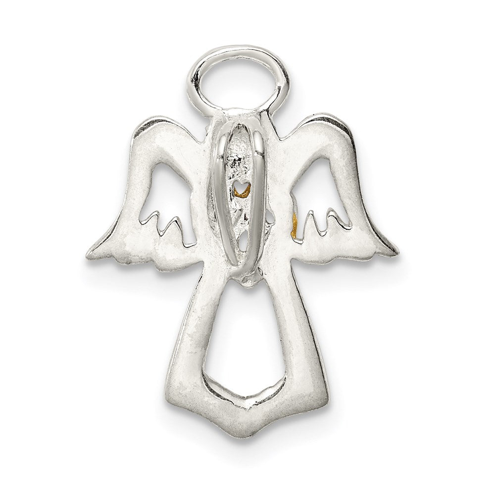 Sterling Silver & Gold-tone Angel Chain Slide