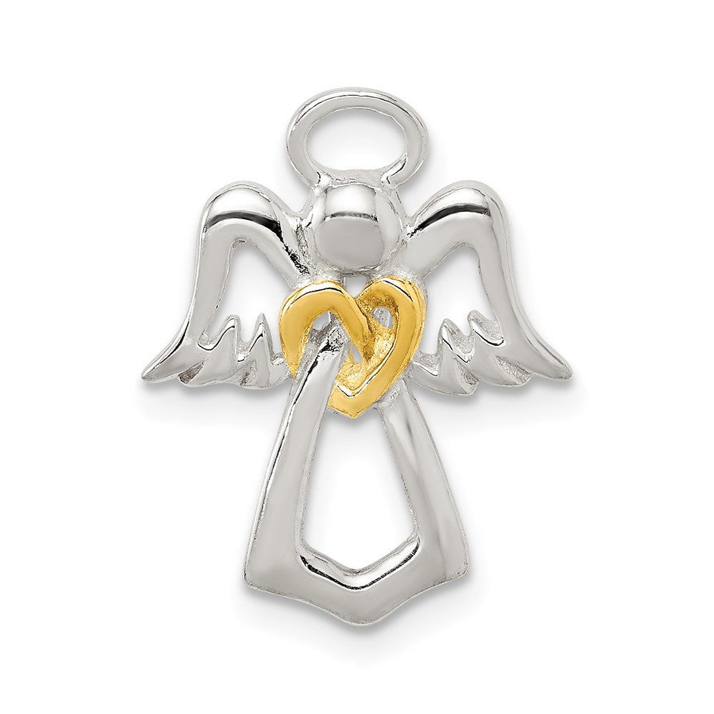 Sterling Silver & Gold-tone Angel Chain Slide