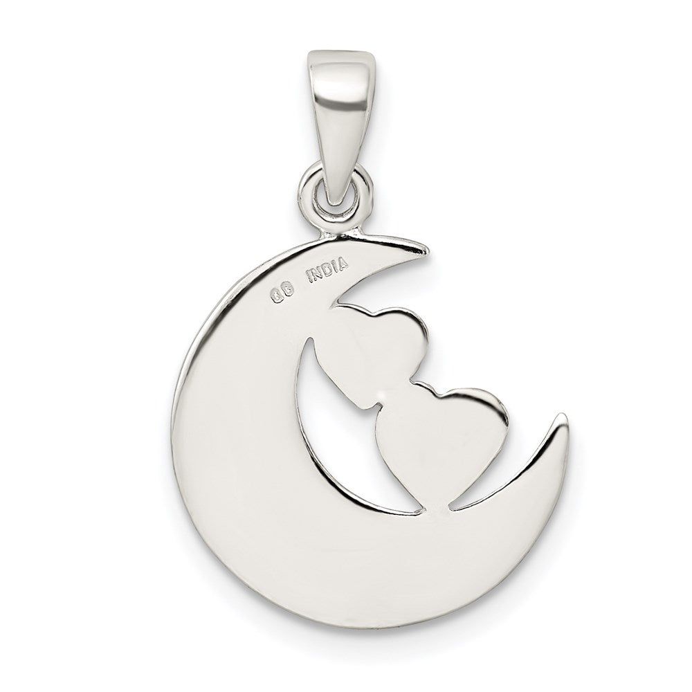 Sterling Silver & Rose-tone Enamel ALWAYS SISTER..FRIEND Pendant