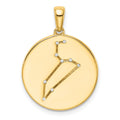 Sterling Silver Gold-plated & CZ Leo Zodiac Pendant