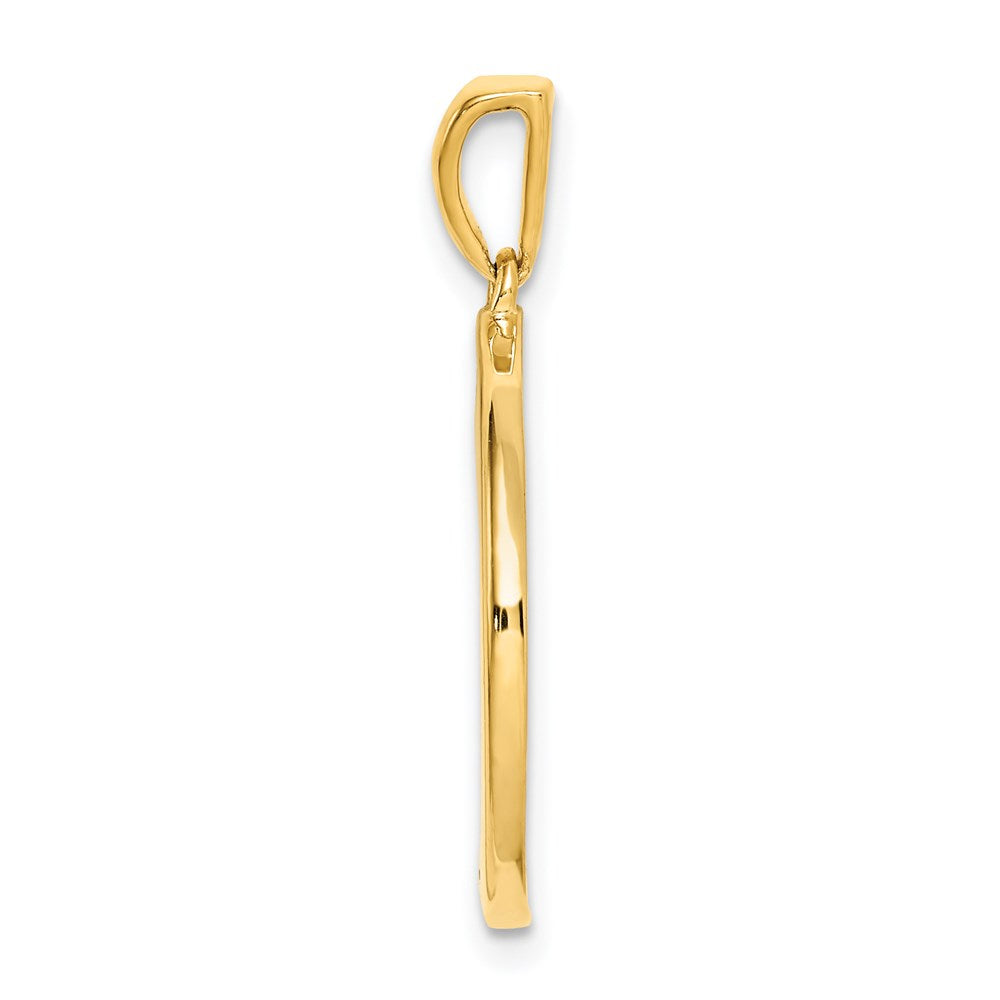 Sterling Silver Gold-plated & CZ Virgo Zodiac Pendant