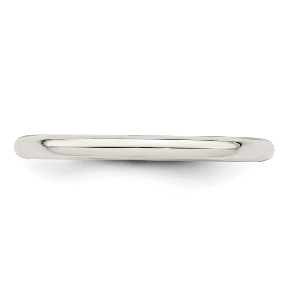 Sterling Silver 2mm Comfort Fit Band