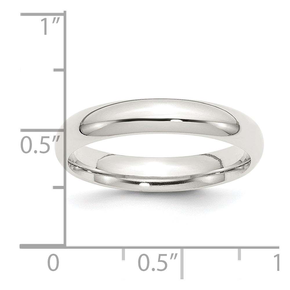 Sterling Silver 4mm Comfort Fit Band