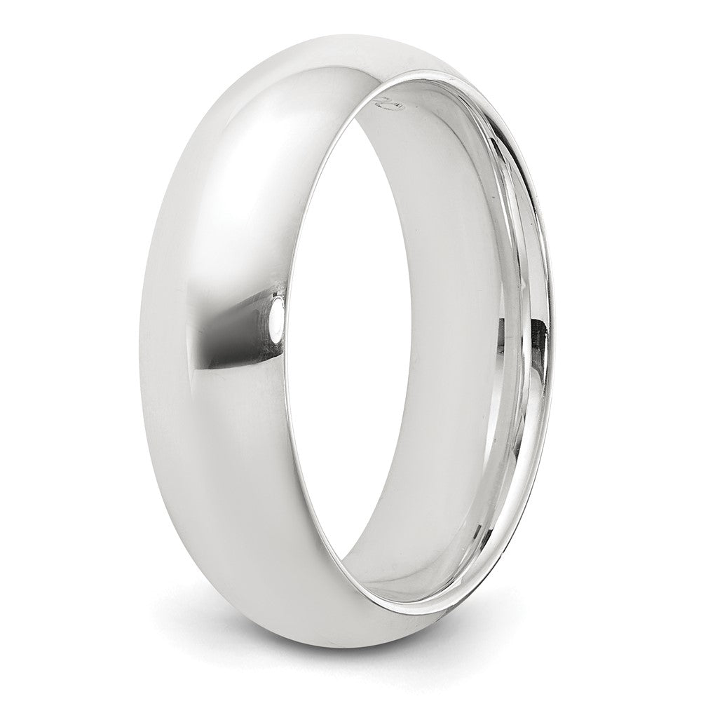 Sterling Silver 6mm Comfort Fit Band