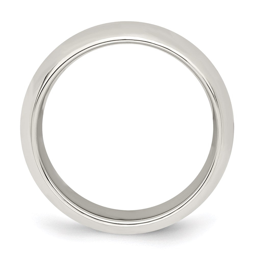 Sterling Silver 7mm Comfort Fit Band