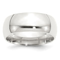 Sterling Silver 9mm Comfort Fit Band