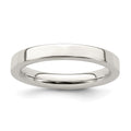 Sterling Silver 3mm Comfort Fit Flat Band