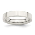 Sterling Silver 4mm Comfort Fit Flat Band