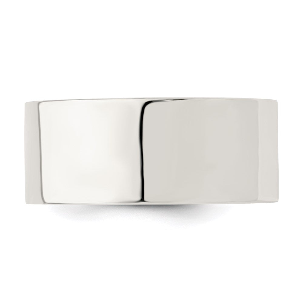 Sterling Silver 9mm Comfort Fit Flat Band