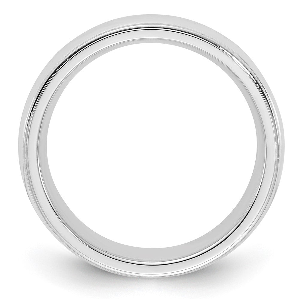 Sterling Silver 5mm Milgrain Comfort Fit Band
