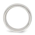 Sterling Silver 7mm Milgrain Comfort Fit Band
