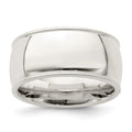Sterling Silver 10mm Comfort Fit Milgrain Band