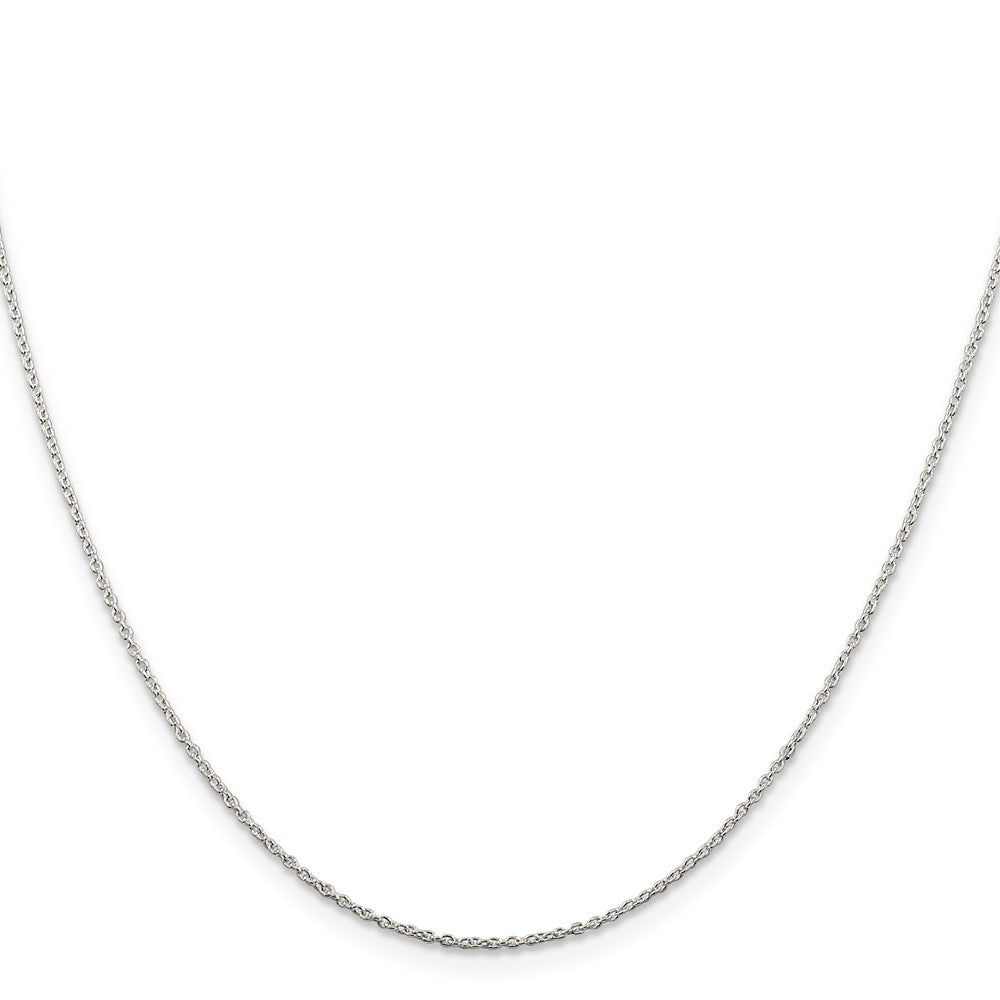Sterling Silver 1mm Cable Chain w/ ext.