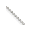 Sterling Silver 1.25mm Cable Chain w/ ext.