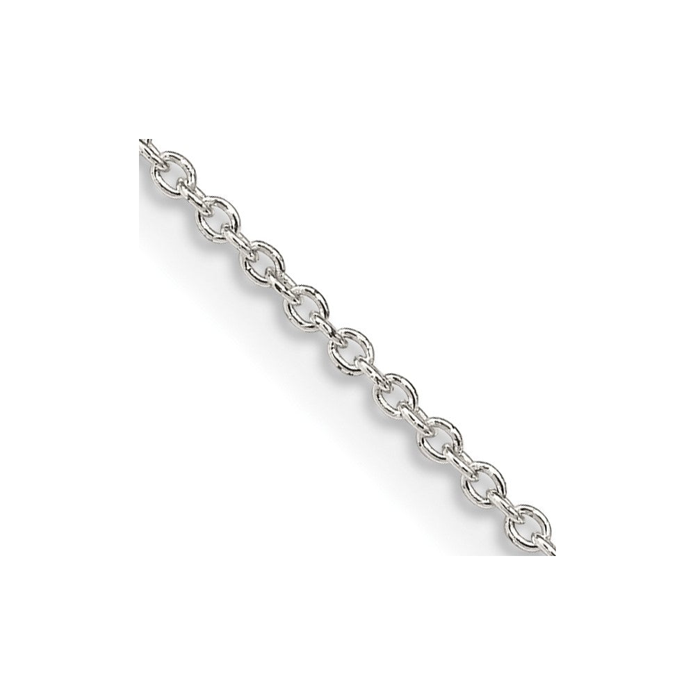 Sterling Silver 1.25mm Cable Chain w/ ext.