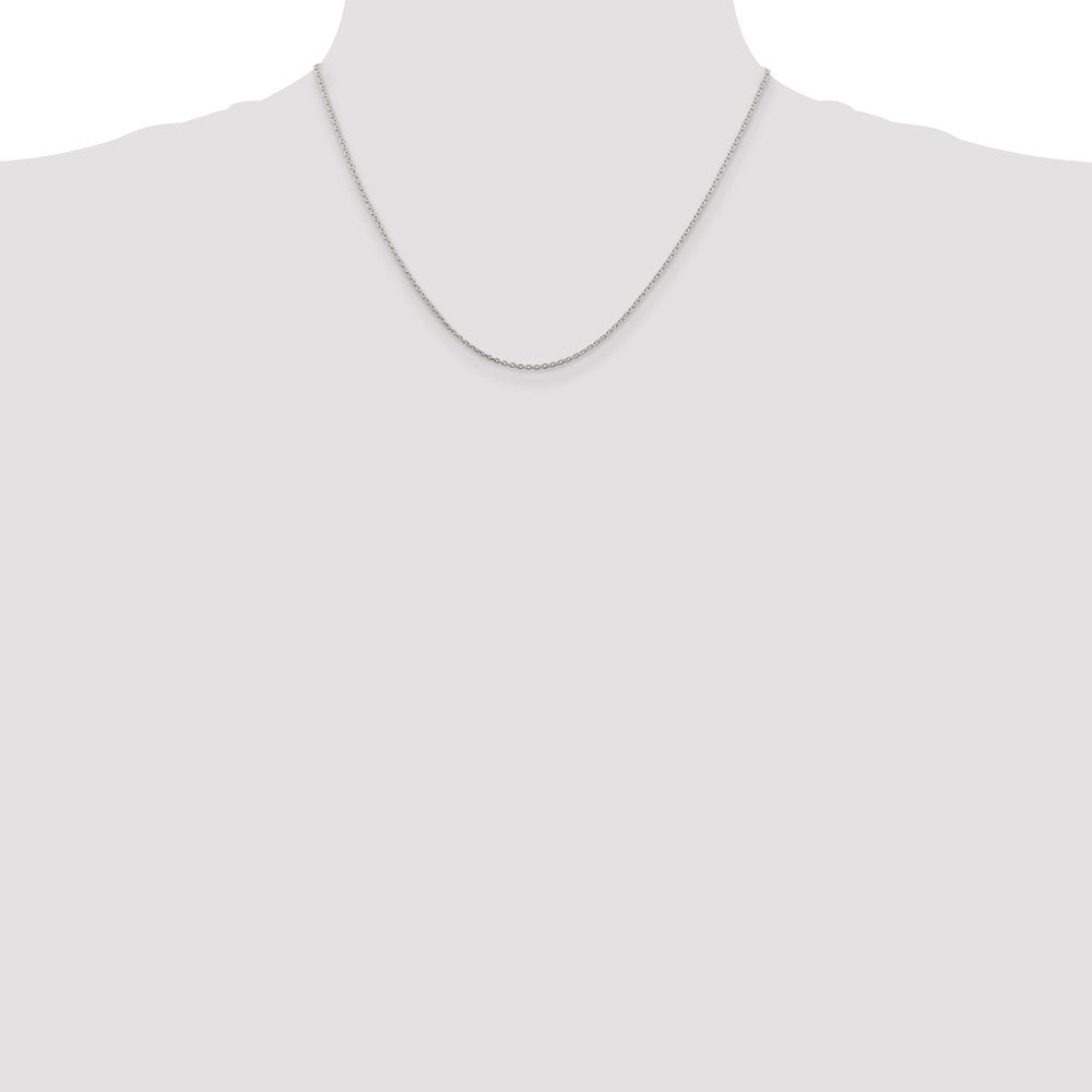 Sterling Silver 1.5mm Cable Chain w/ ext.