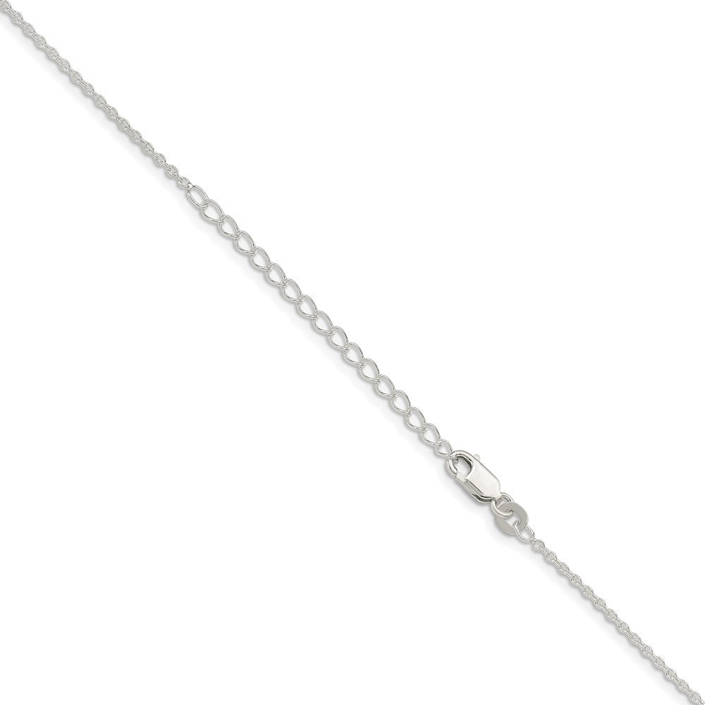 Sterling Silver 1.5mm Cable Chain w/ ext.