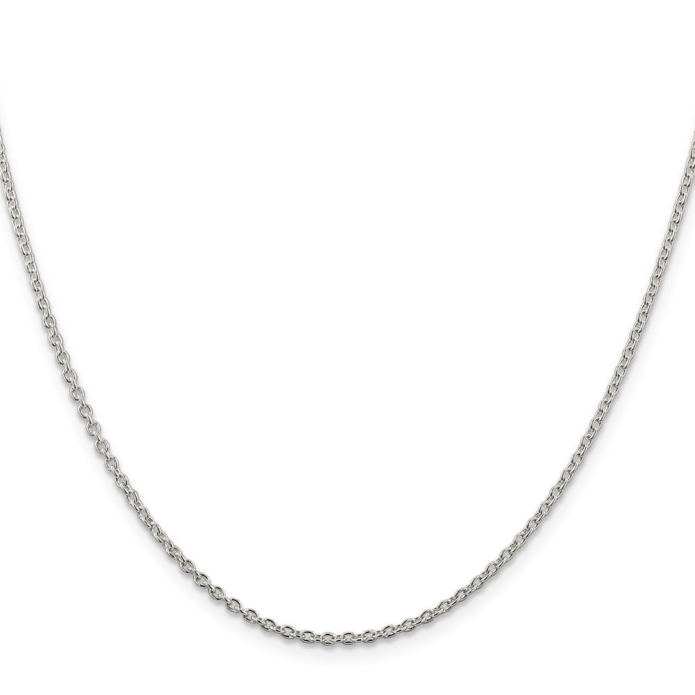 Sterling Silver 1.95mm Cable Chain w/ ext.