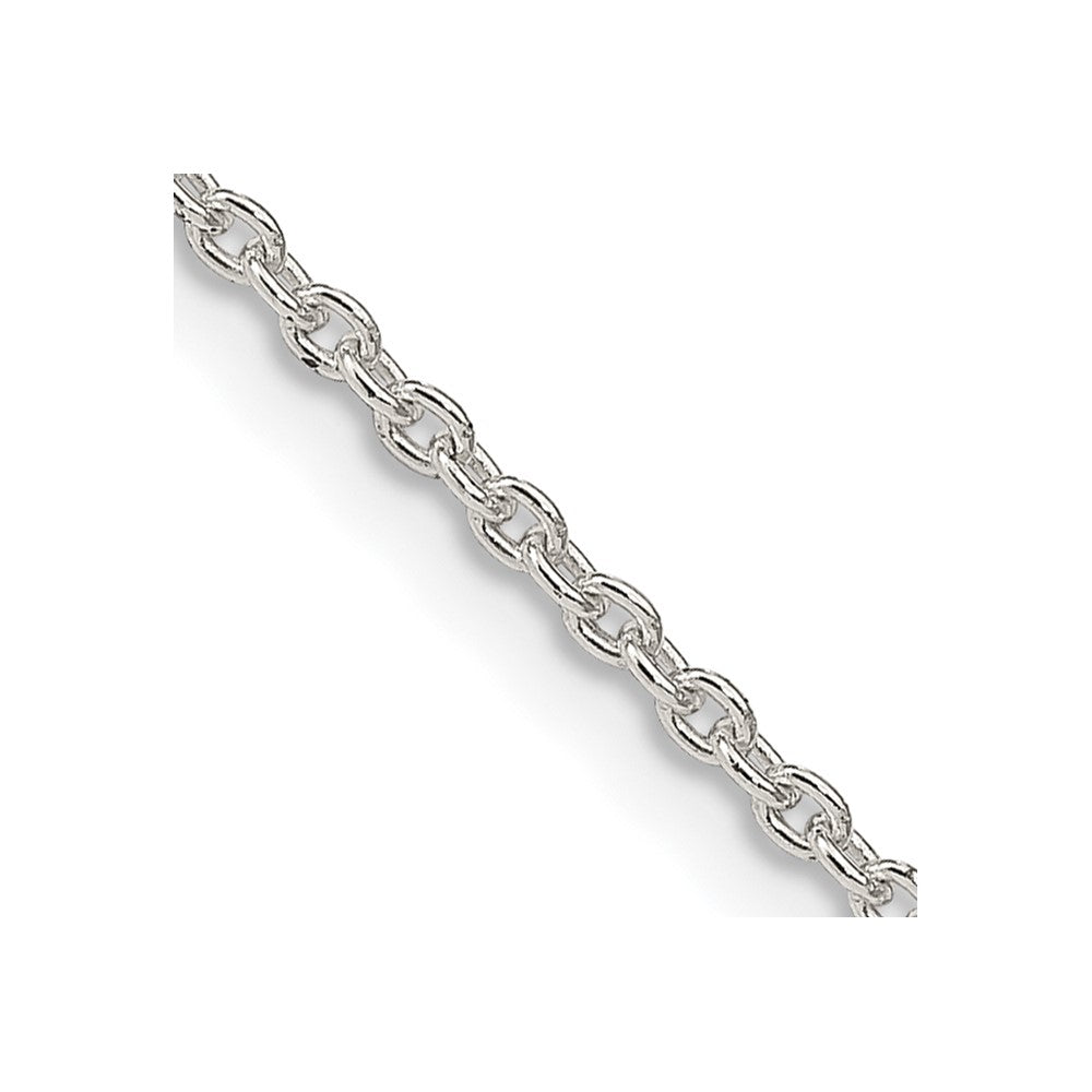 Sterling Silver 1.95mm Cable Chain w/ ext.