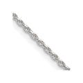 Sterling Silver 1.5mm Diamond-cut Rope Chain w/ ext.
