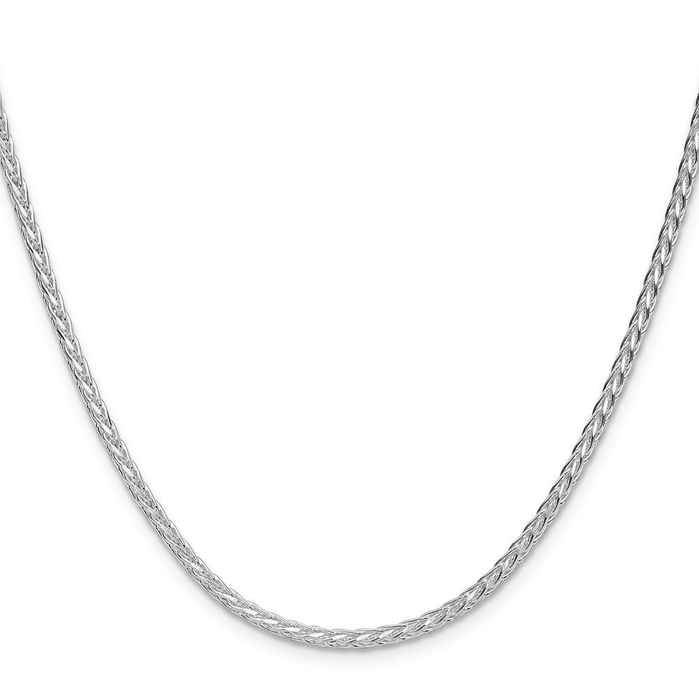 Sterling Silver 2.5mm 8 Sided D/C Double Spiga Chain