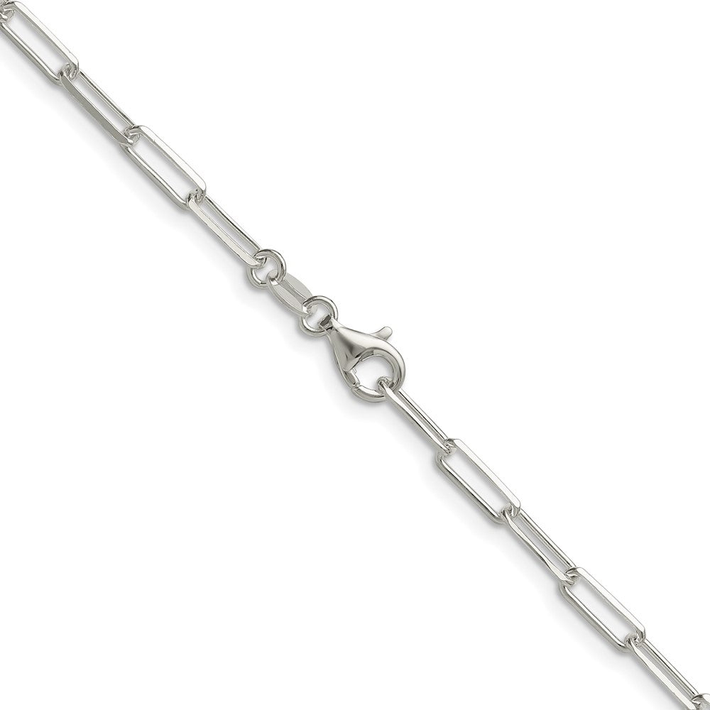 Sterling Silver 3.1mm D/C Paperclip Chain