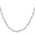 Sterling Silver 4.4mm D/C Paperclip Chain
