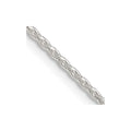 Sterling Silver 1.5mm Diamond-cut Spiga Chain w/ ext.