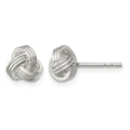 Sterling Silver Polished Fancy Love Knot Post Earrings