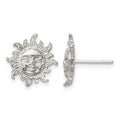 Sterling Silver Sun Mini Earrings