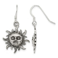 Sterling Silver Sun Earrings