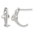 Sterling Silver Dolphin Mini Earrings